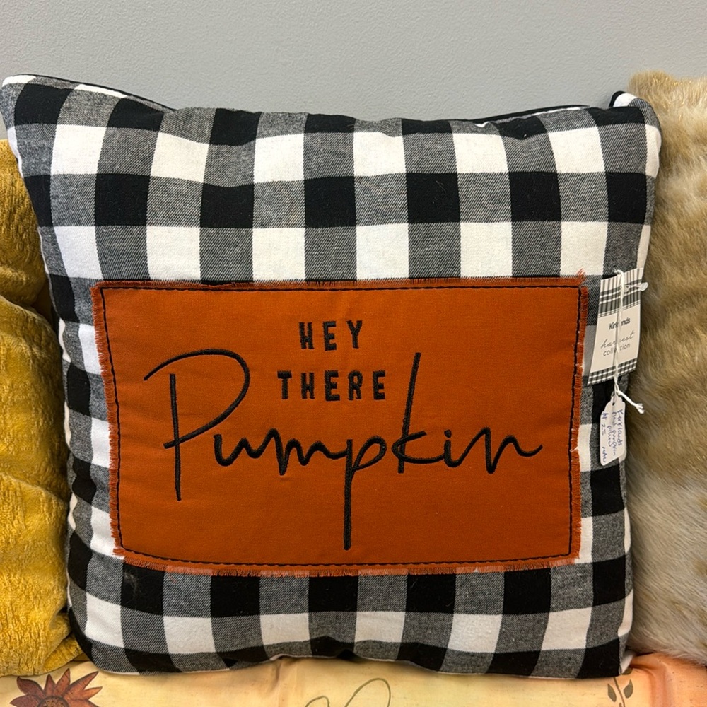 Kirklands hey there pumpkin pillow